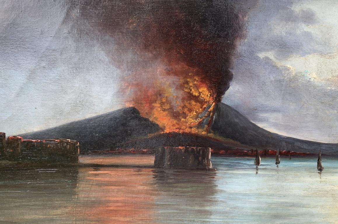 eruption of vesuvius painting