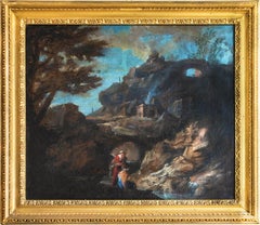 Landscape Painting (Bathsheba at Her Bath) — Italian painter