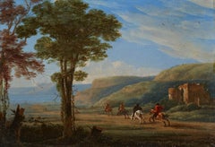Landscape with Riders, Netherlandish School, Dutch 17th Century, Horses