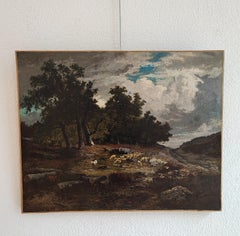 Landscape with sheep