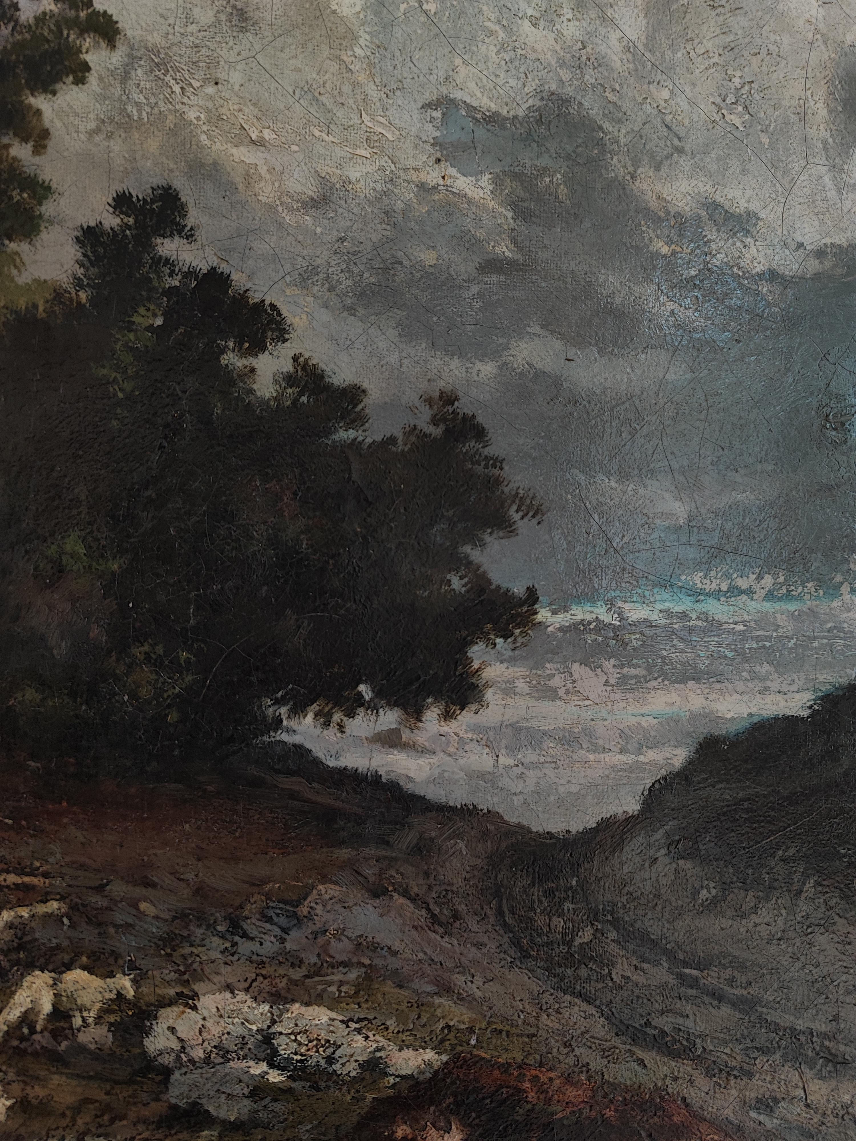 Landschaft mit Schafen im Angebot 1