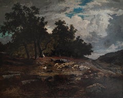 Antique Landscape with sheep