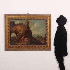 Landscape with the penitent St. Jerome, XVIIth - XVIIIth century