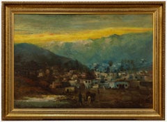 Großes Ölgemälde des 20. Jahrhunderts – Looking Towards The Himalaya