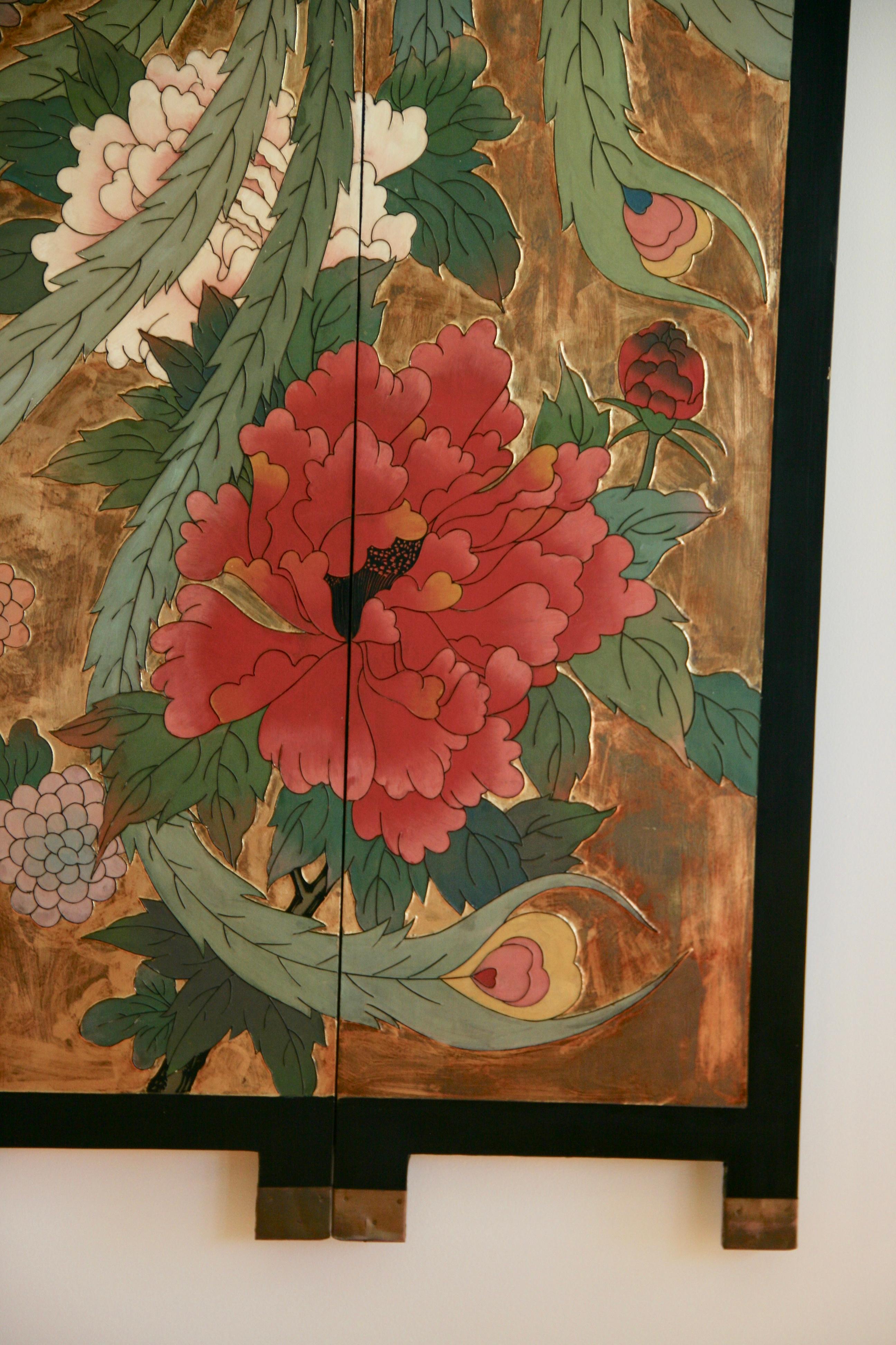 large botanical paintings