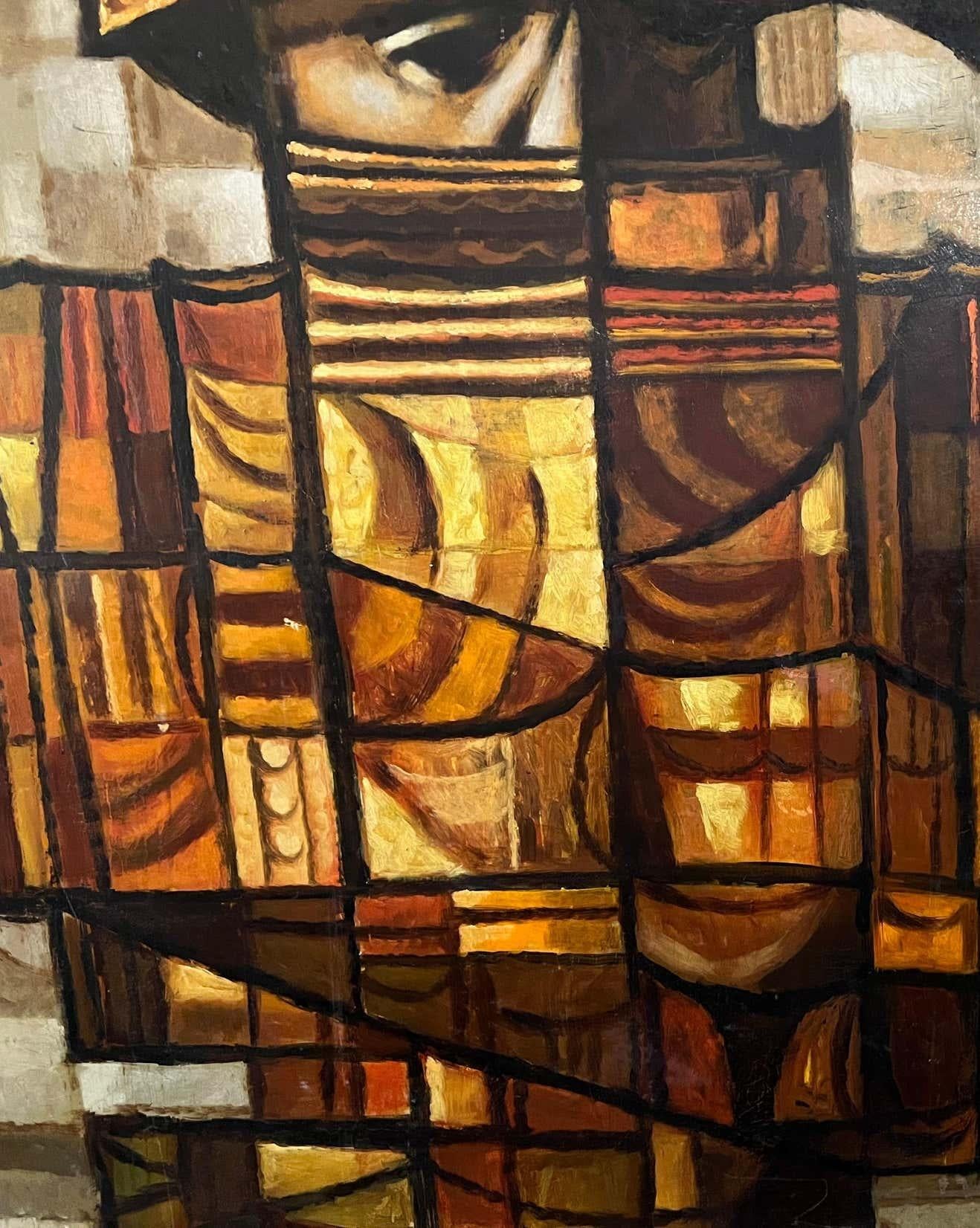 Large Enigmatic Abstract Oil Painting 2