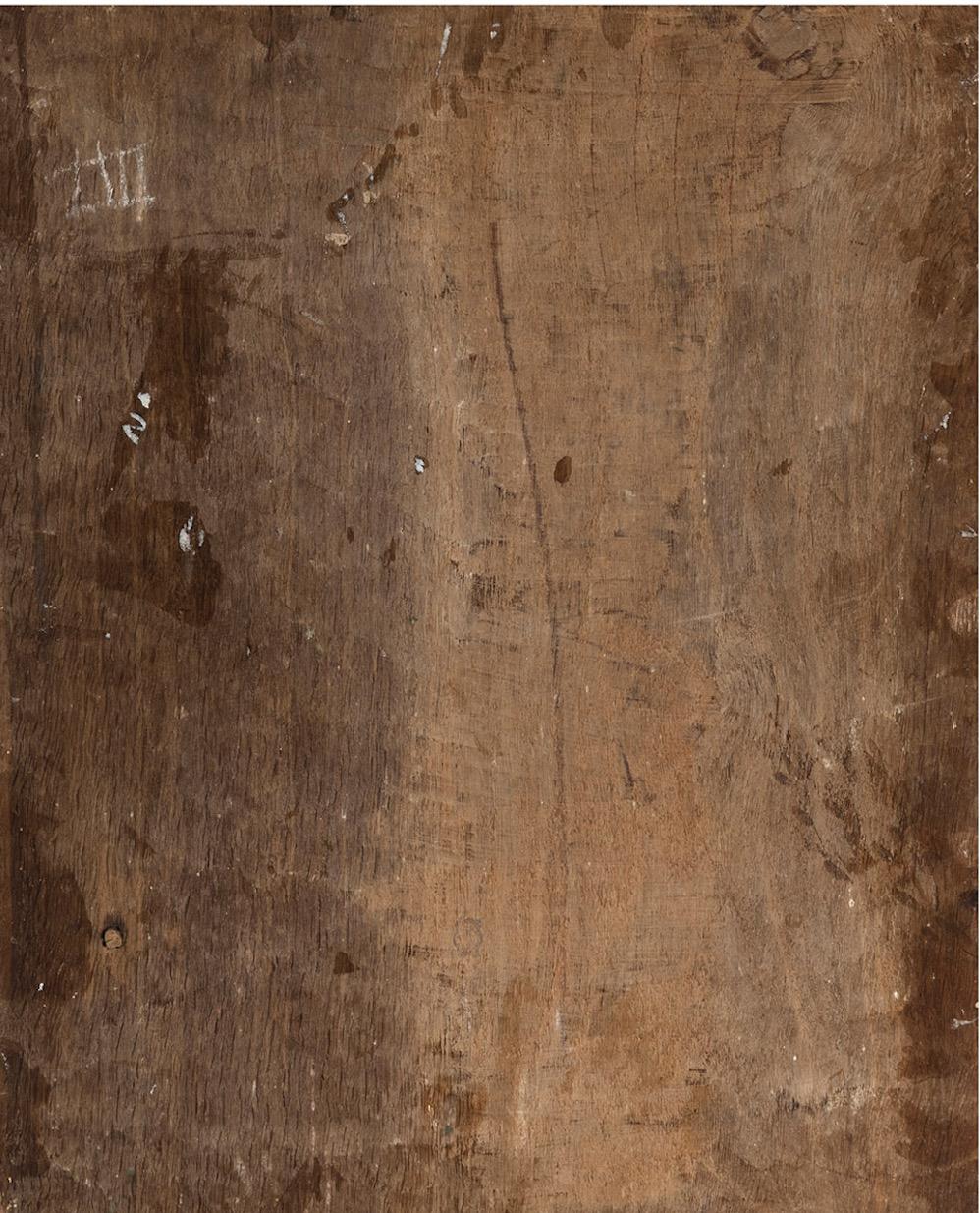 Grande dipinto figurativo a olio su tavola Ritratti dei 4 Evangelisti XVI secolo 6