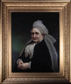 Large, Fine Late 19th Century Oil - The Dowager