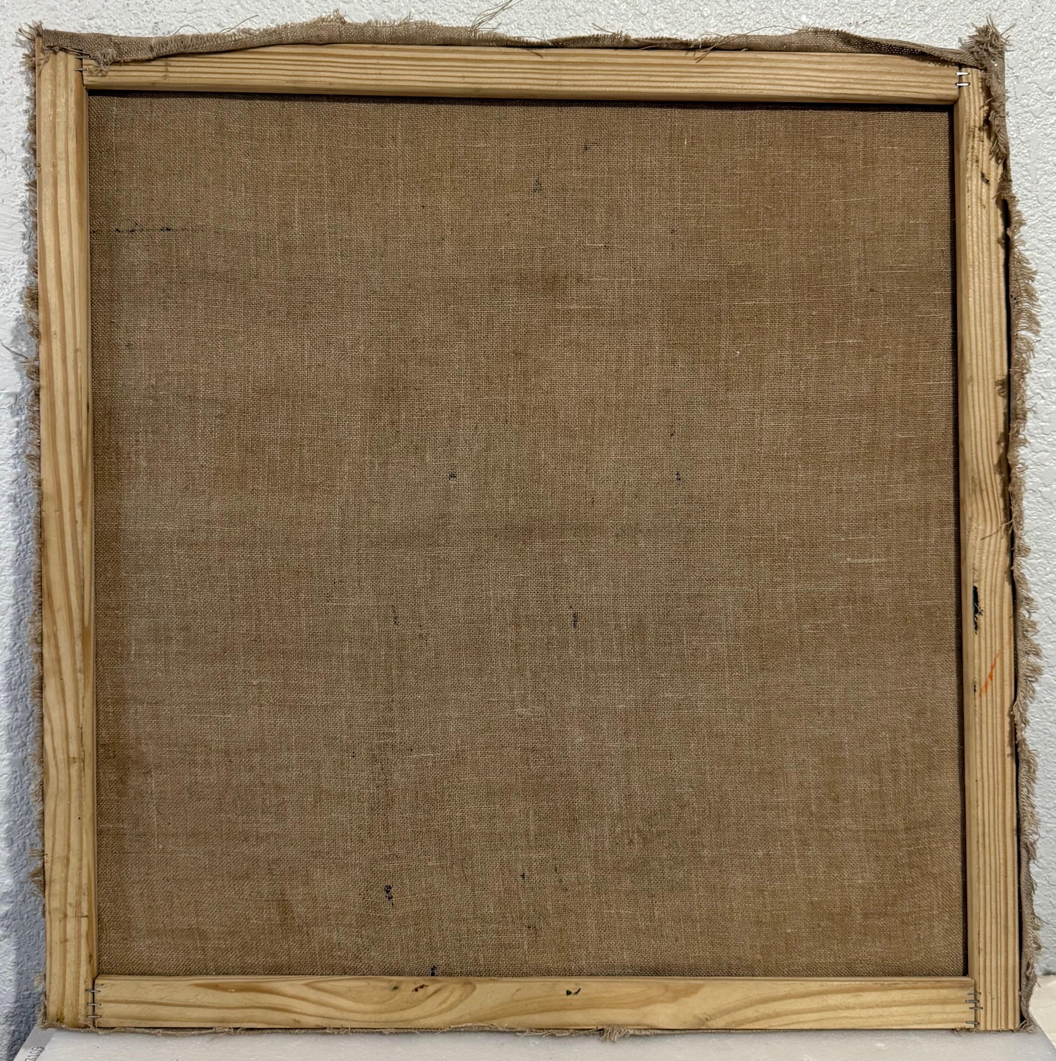 Large Judaica Original Oil Rabbi Painting Lubavitcher Rebbe 770 Chabad, New York en vente 6