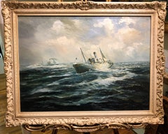 GROSSES ÖLGEMÄLDE von B . R . ENTWISTLE 20. Jahrhundert ( OLD MASTER Style)