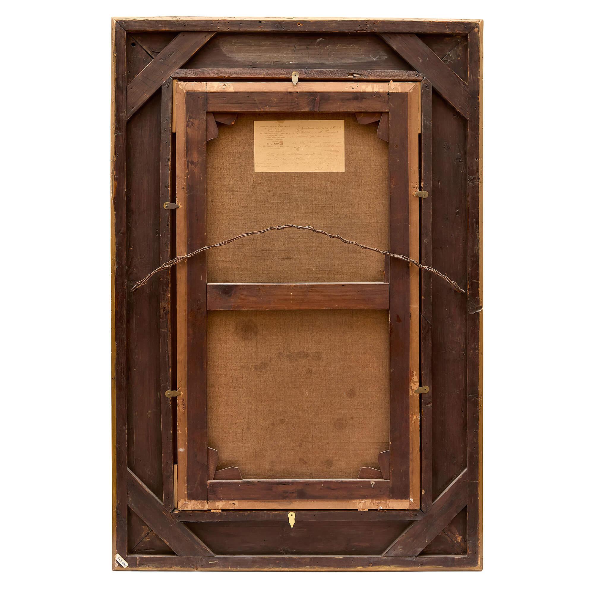 Large Pair Oil Canvas Italian Venetian Religious Scenes After Paolo Veronese im Angebot 6