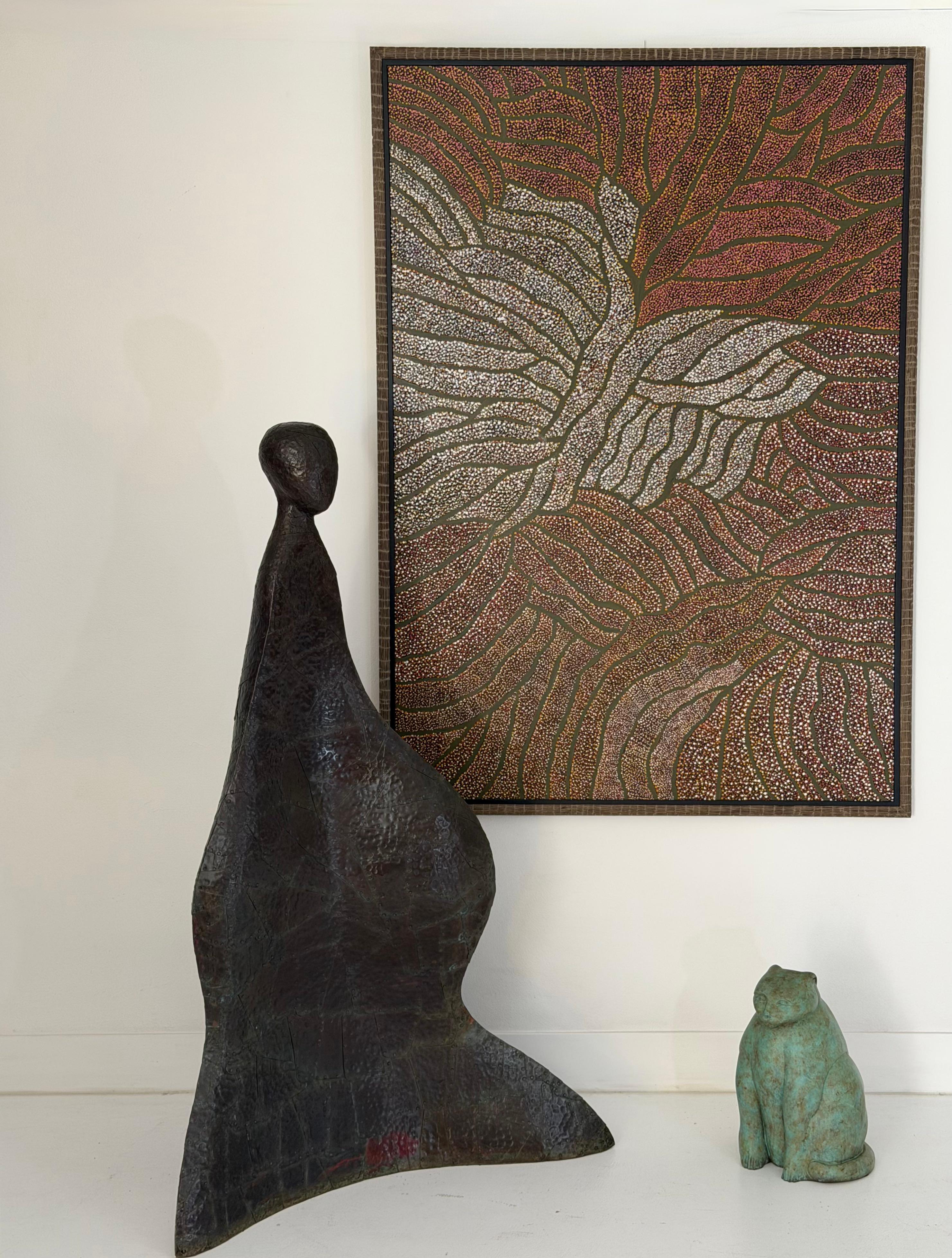 Großformatige Jukurrpa-Traummalerei der Aborigines, zeitgenössisch im Angebot 8