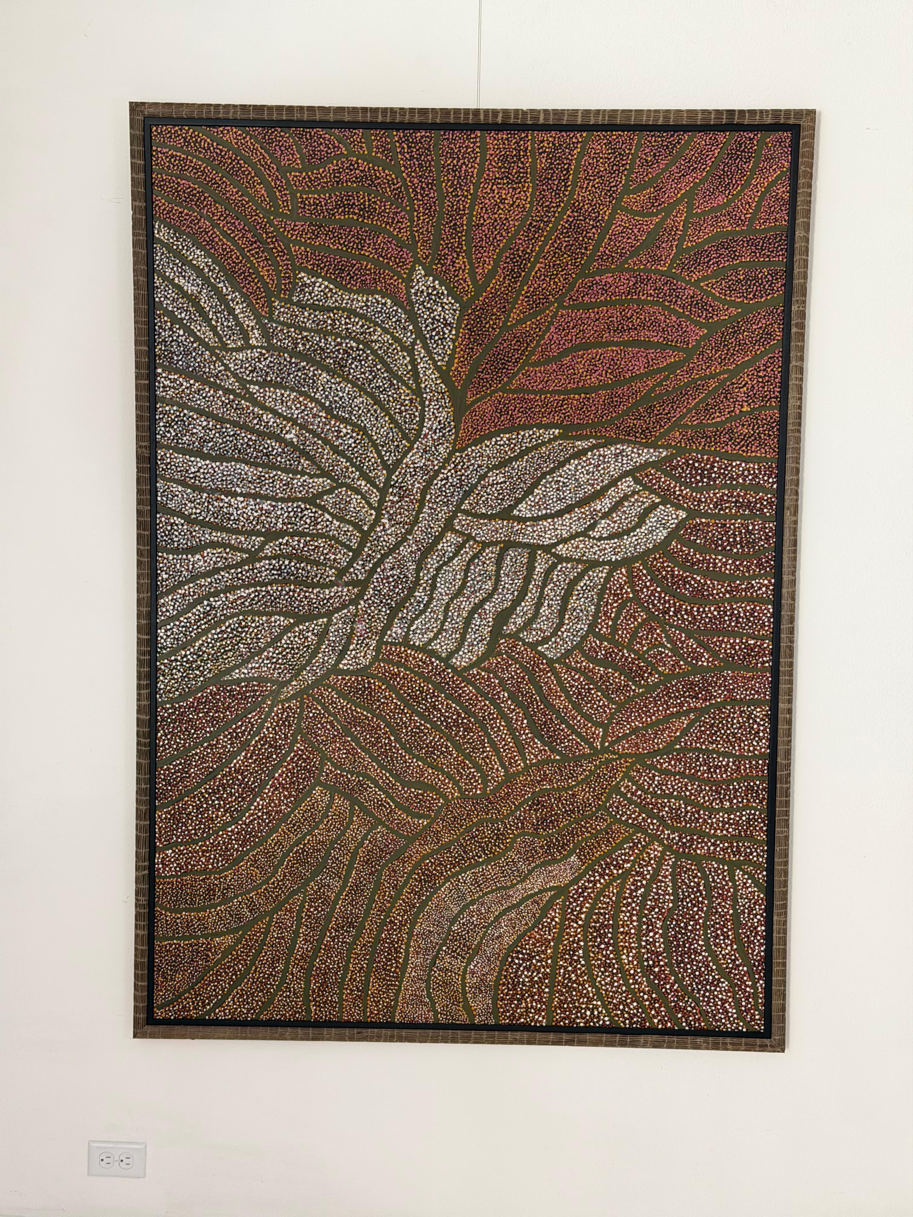 Großformatige Jukurrpa-Traummalerei der Aborigines, zeitgenössisch – Painting von Unknown