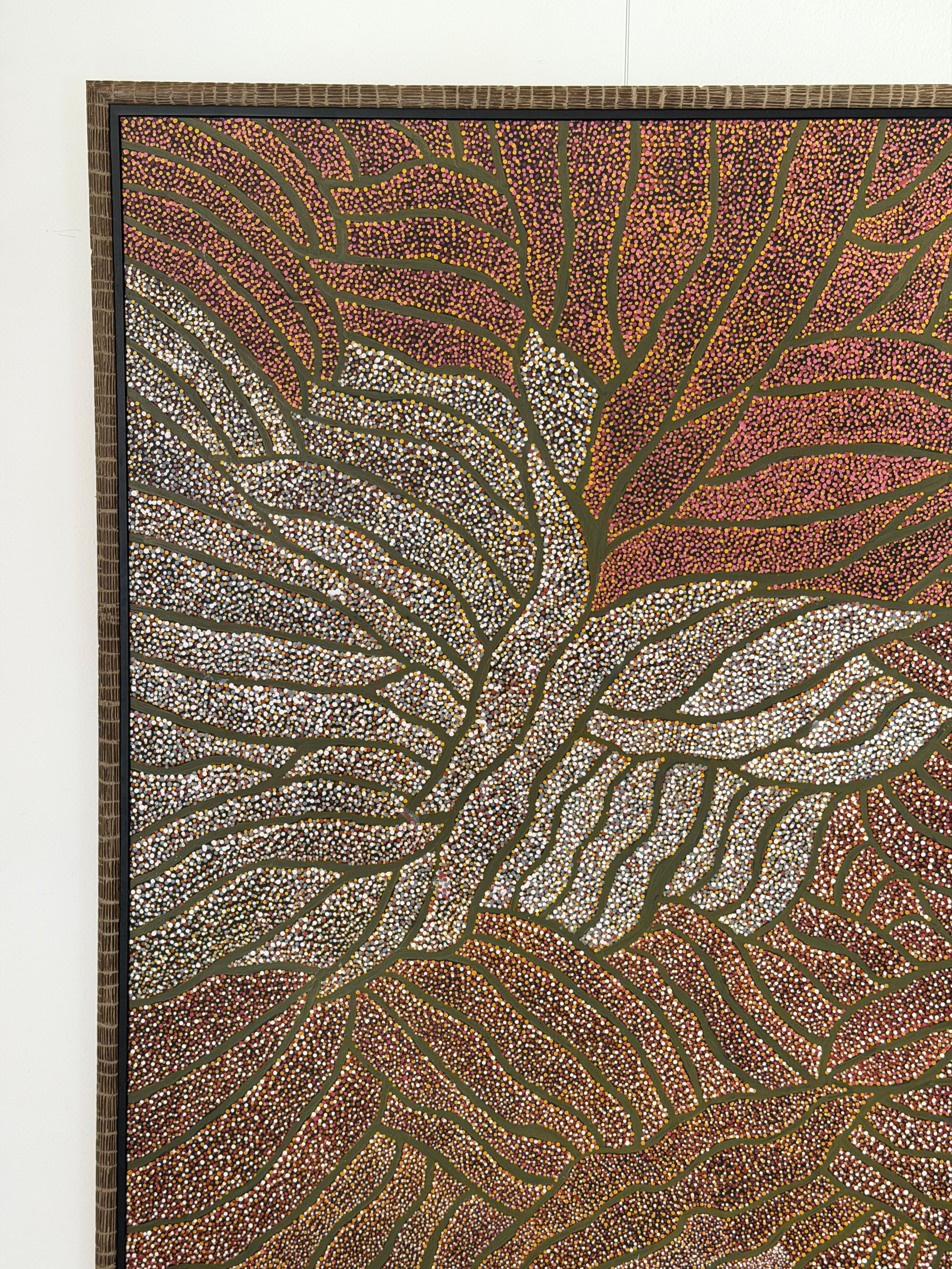 Großformatige Jukurrpa-Traummalerei der Aborigines, zeitgenössisch im Angebot 1