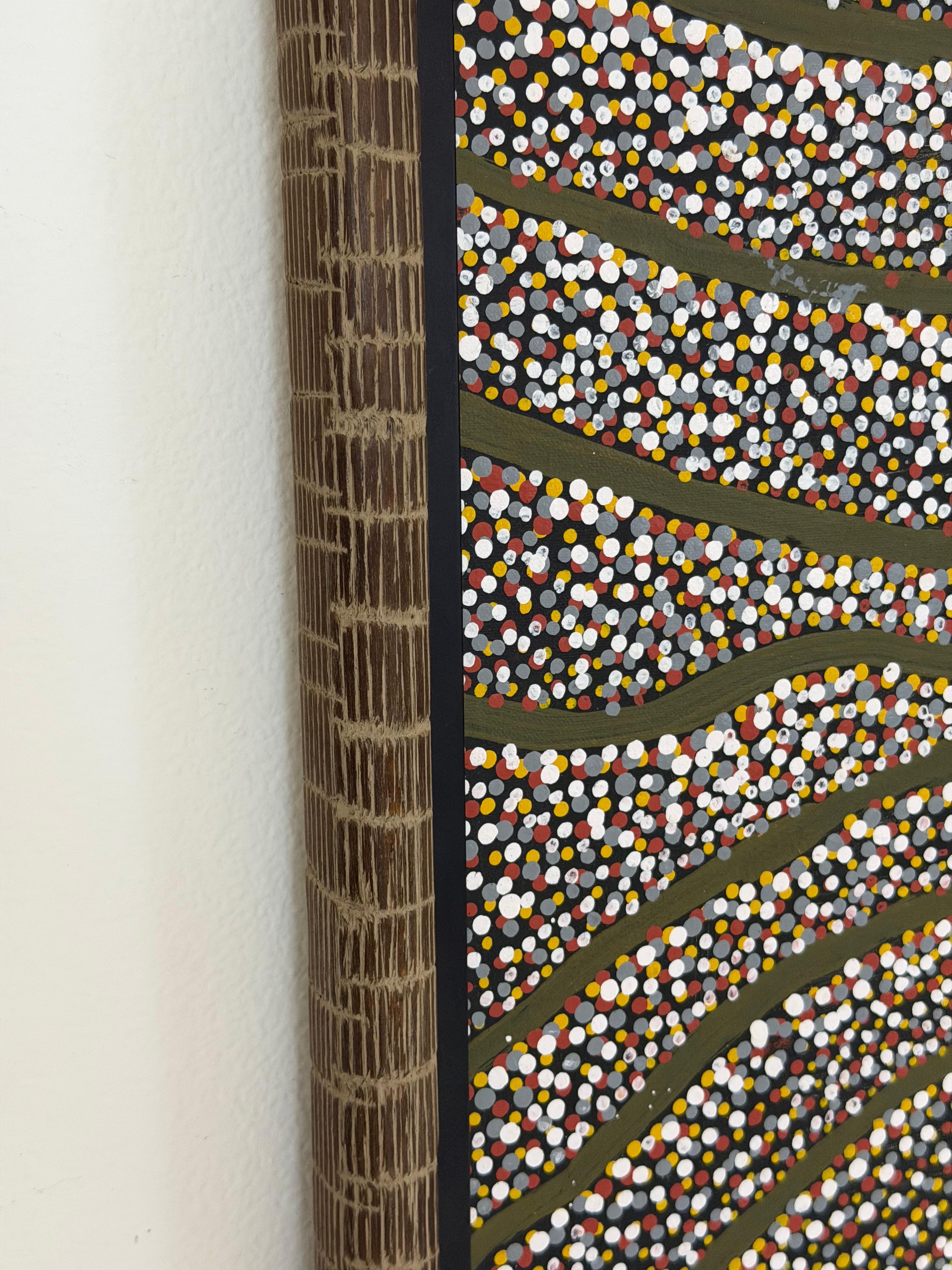 Großformatige Jukurrpa-Traummalerei der Aborigines, zeitgenössisch im Angebot 2