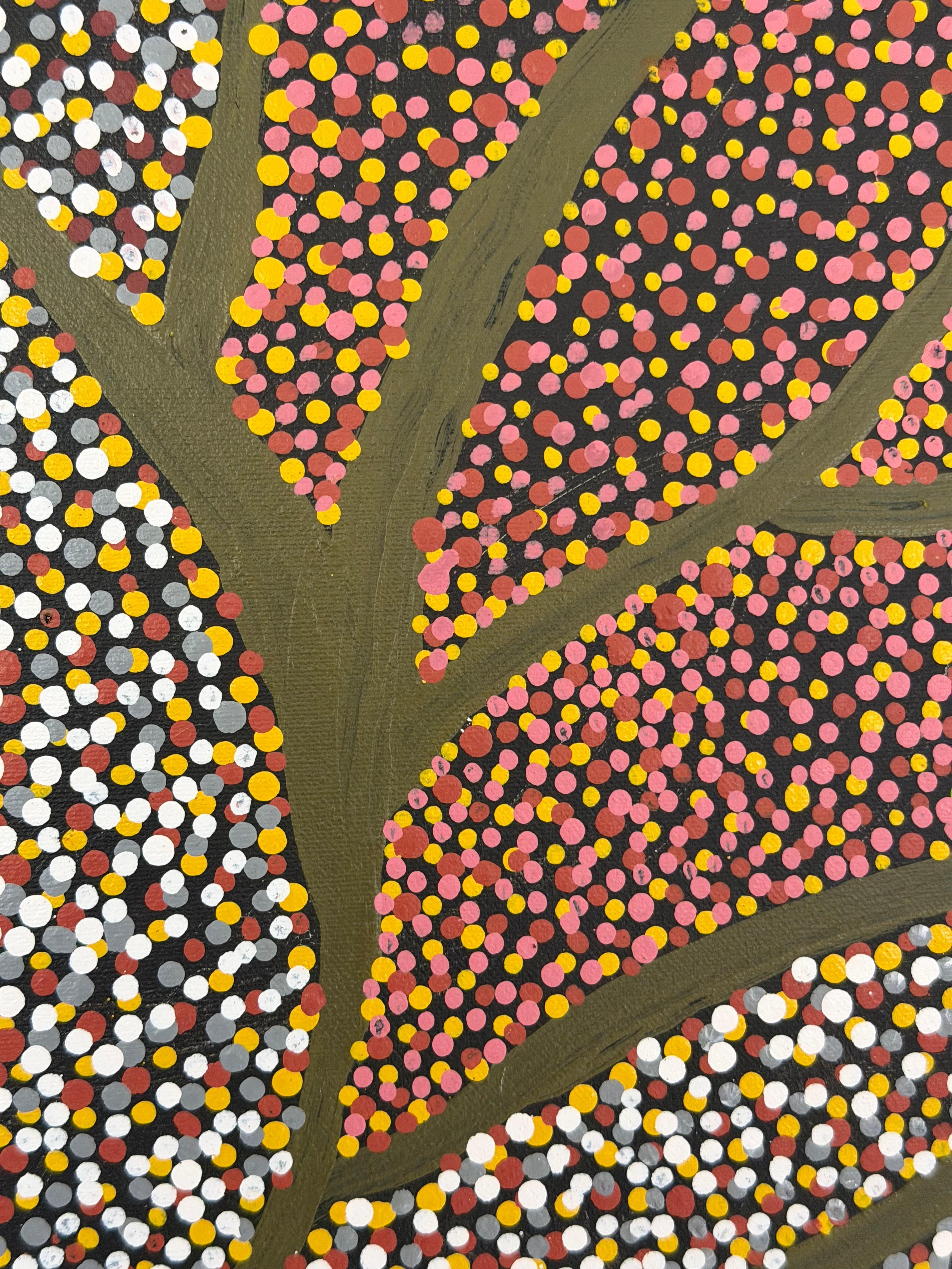 Großformatige Jukurrpa-Traummalerei der Aborigines, zeitgenössisch im Angebot 4