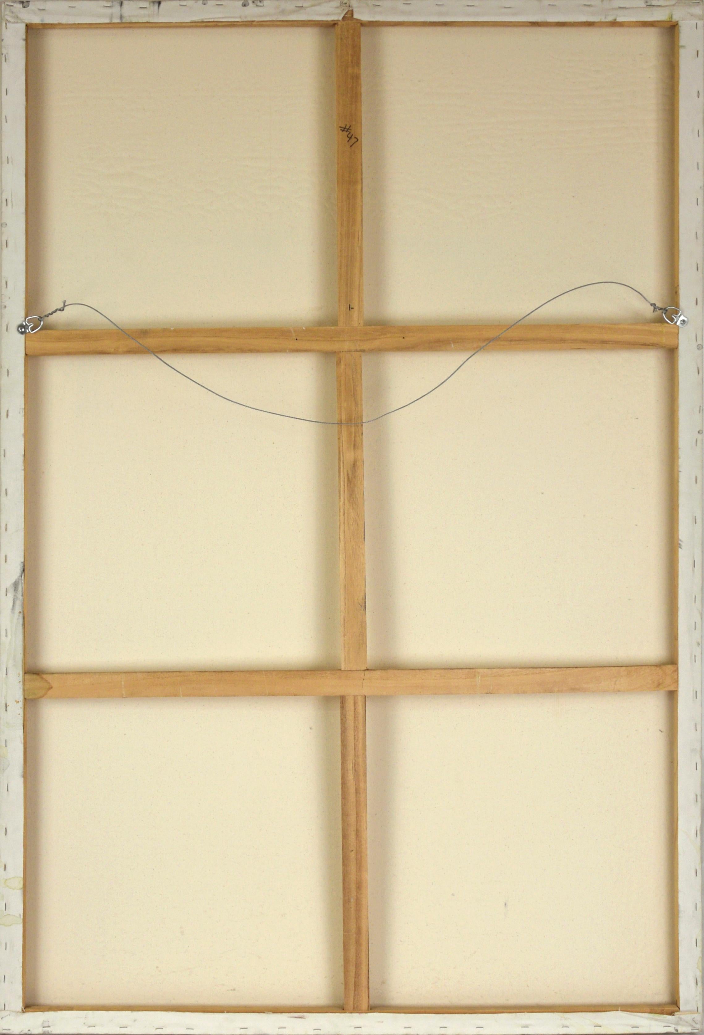 Composition abstraite texturée minimaliste à grande échelle en vente 4