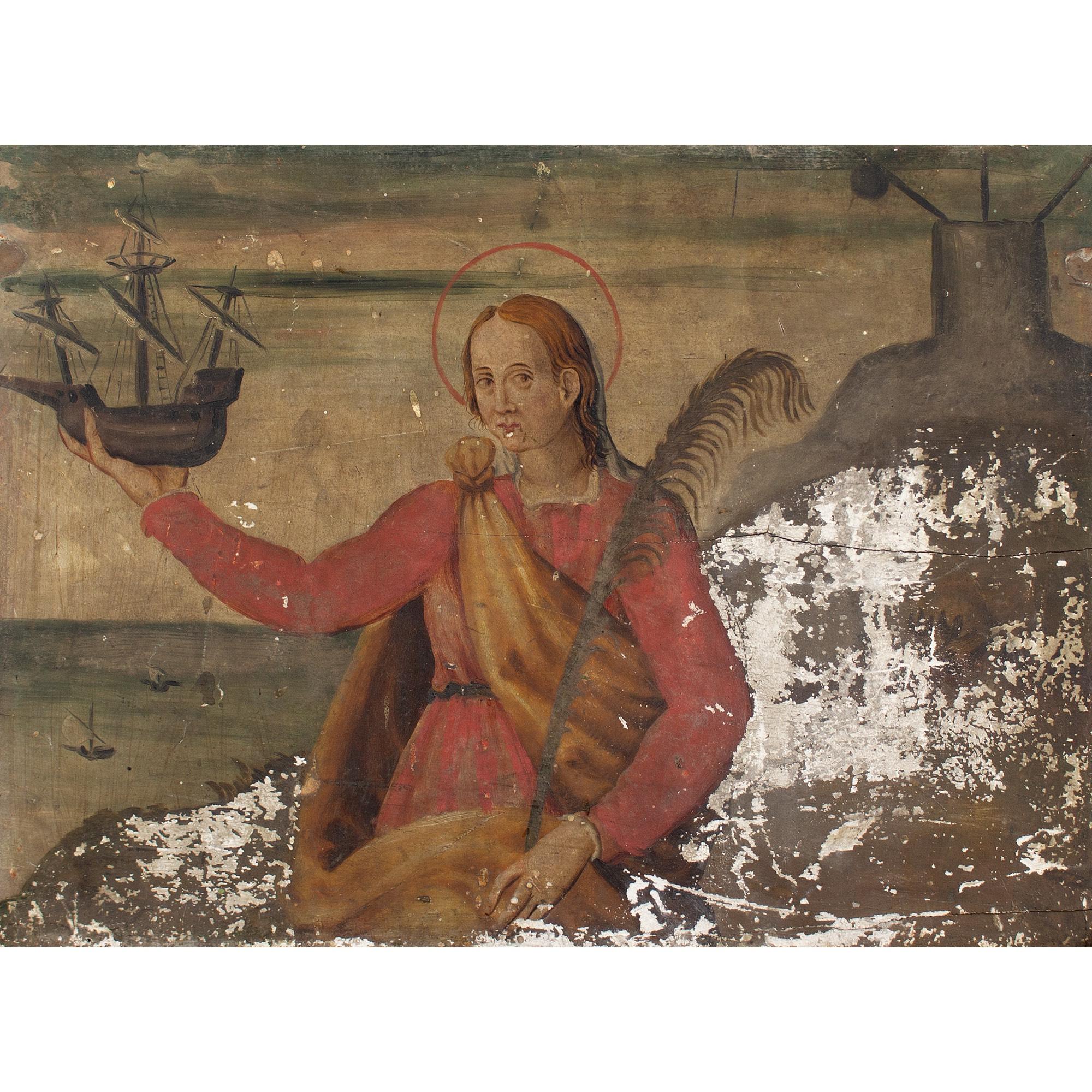 Escuela catalana de finales del siglo XVI, Santa Madrona de Tesalónica - Painting de Unknown