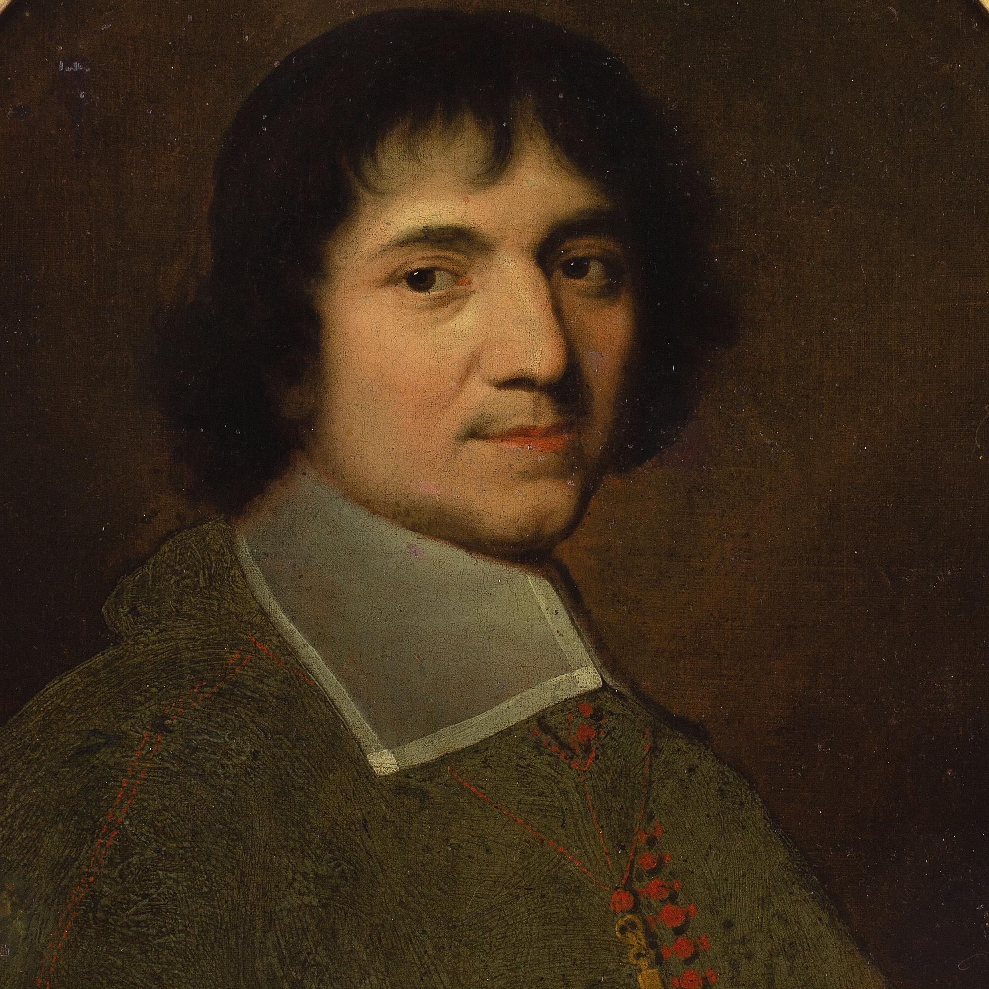 Late 17th-Century Flemish School Portrait Of A Prelate With Black Cassock 3