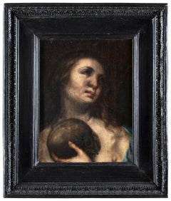 Late 17th century Italian figure painting - Mary Magdalene - Oil on panel Italy