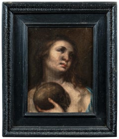 Late 17th century Italian figure painting - Mary Magdalene - Oil on panel Italy