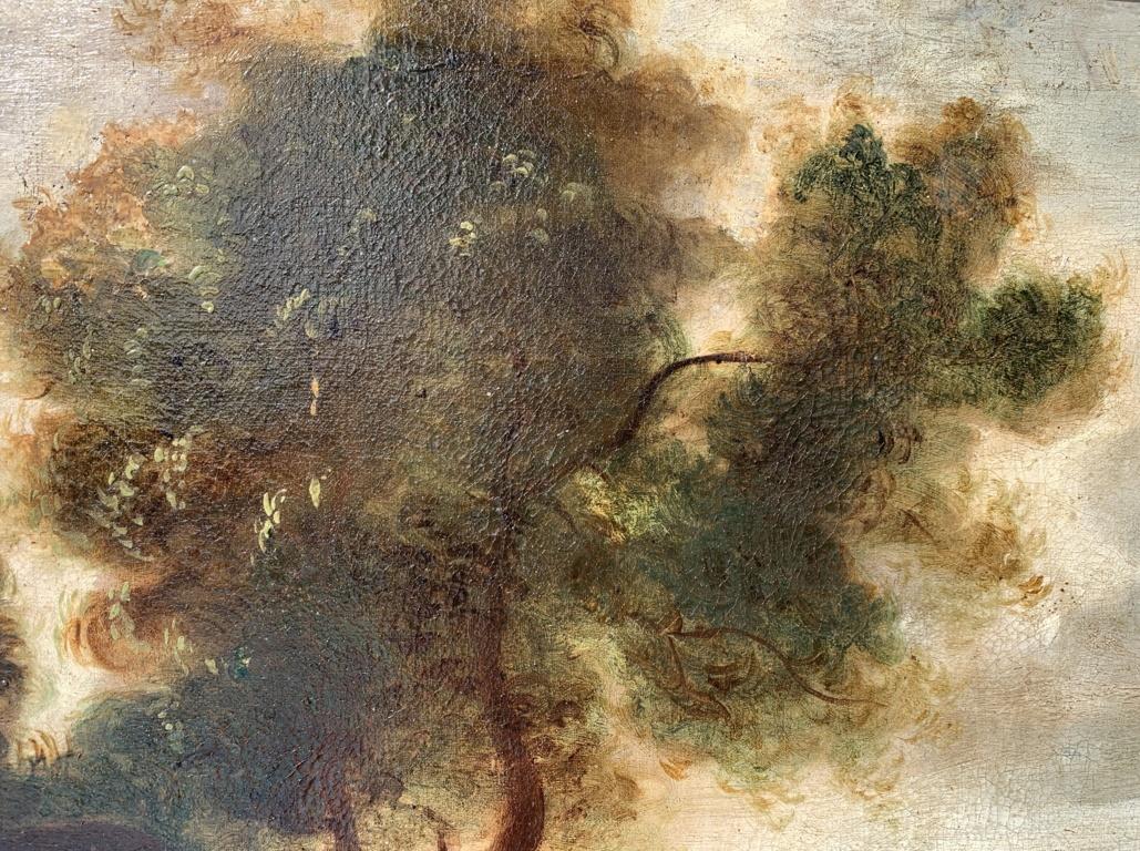Baroque Italian painter - 17th century landscape painting - Port Scene For Sale 7