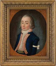 Late 18th-Century French School, Pair Of Companion Portraits