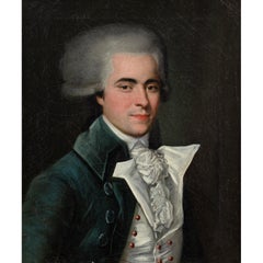 Late 18th-Century French School, Portrait Of A Gentleman