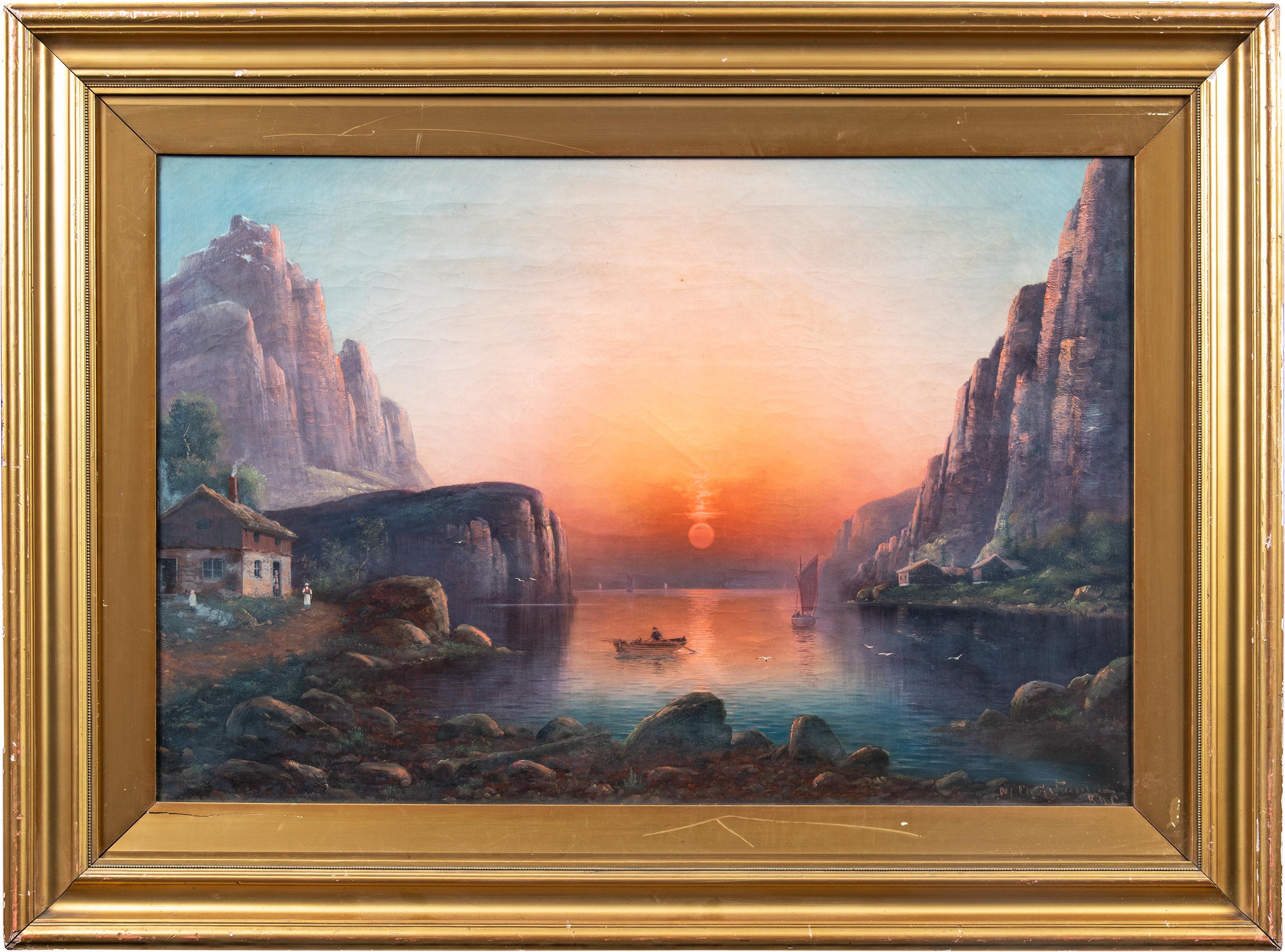 H R Hall Artist Harald R. Hall - Harald R. Hall - Late 19th century English landscape ...