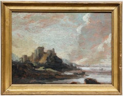Late 19th Century Oil - Castle en Plein Air