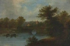 Late 19th Century Oil - Country River Scene