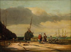 Late 19th Century Oil - Dutch Boats
