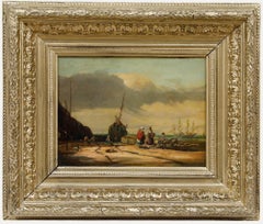 Late 19th Century Oil - Dutch Boats
