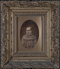Late 19th Century Oil - Girolamo Savonarola