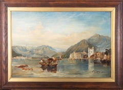 Late 19th Century Oil - Italian Lake
