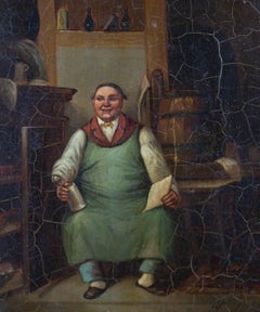 Late 19th Century Oil - Jolly Innkeeper