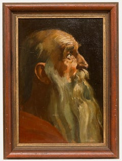 Late 19th Century Oil - Portrait of an Old Man