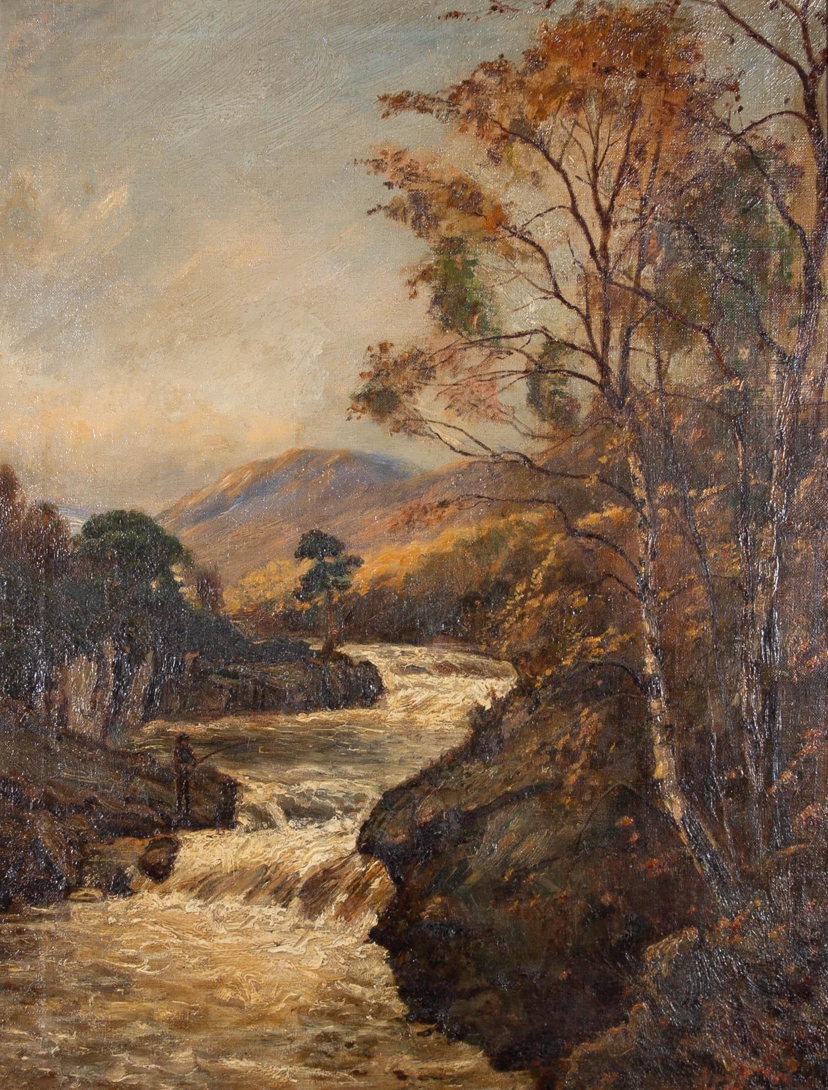 Unknown - Late 19th Century Oil - River Through Glen Affric at 1stDibs