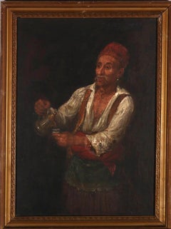Late 19th Century Oil - Turkish Tea