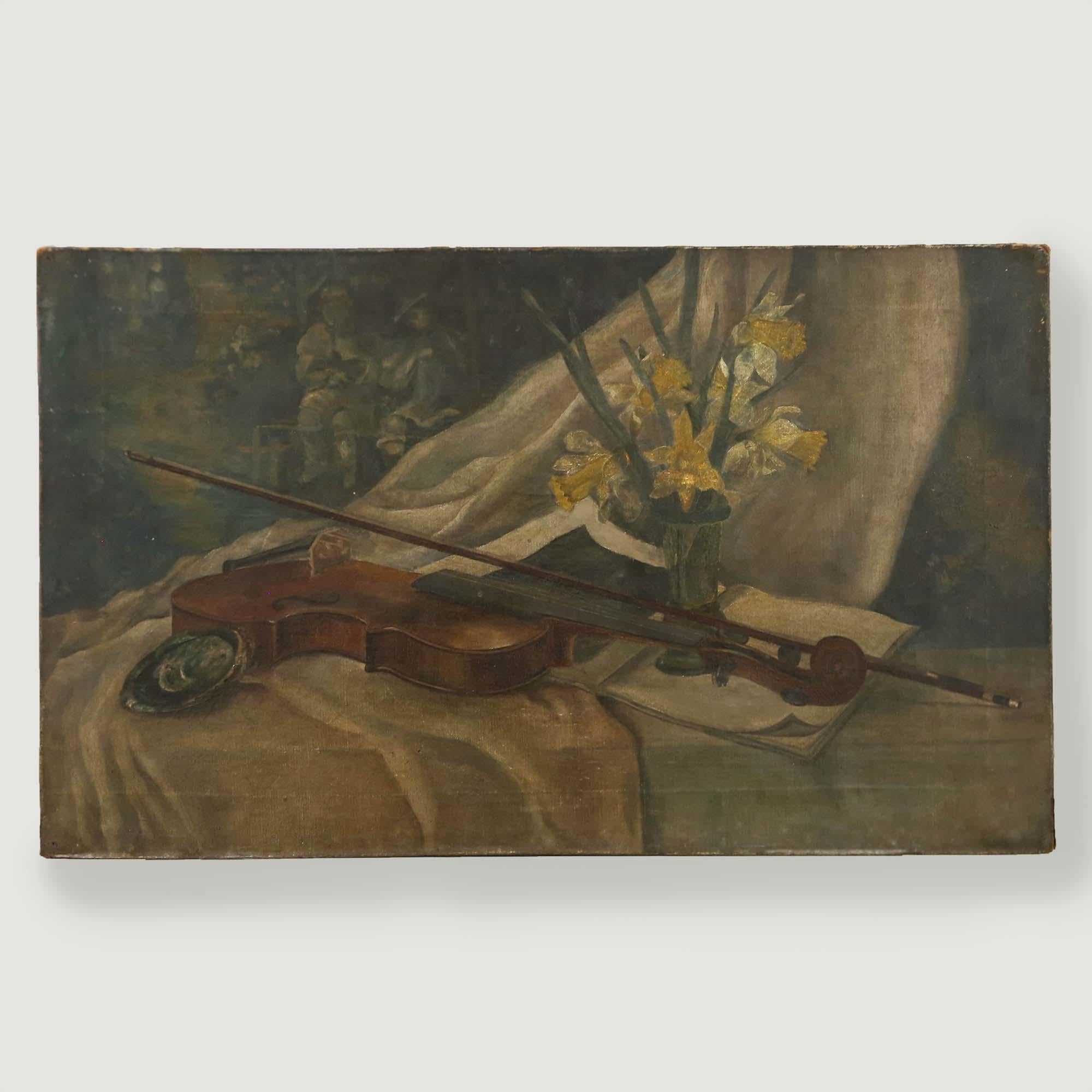 famous violin paintings