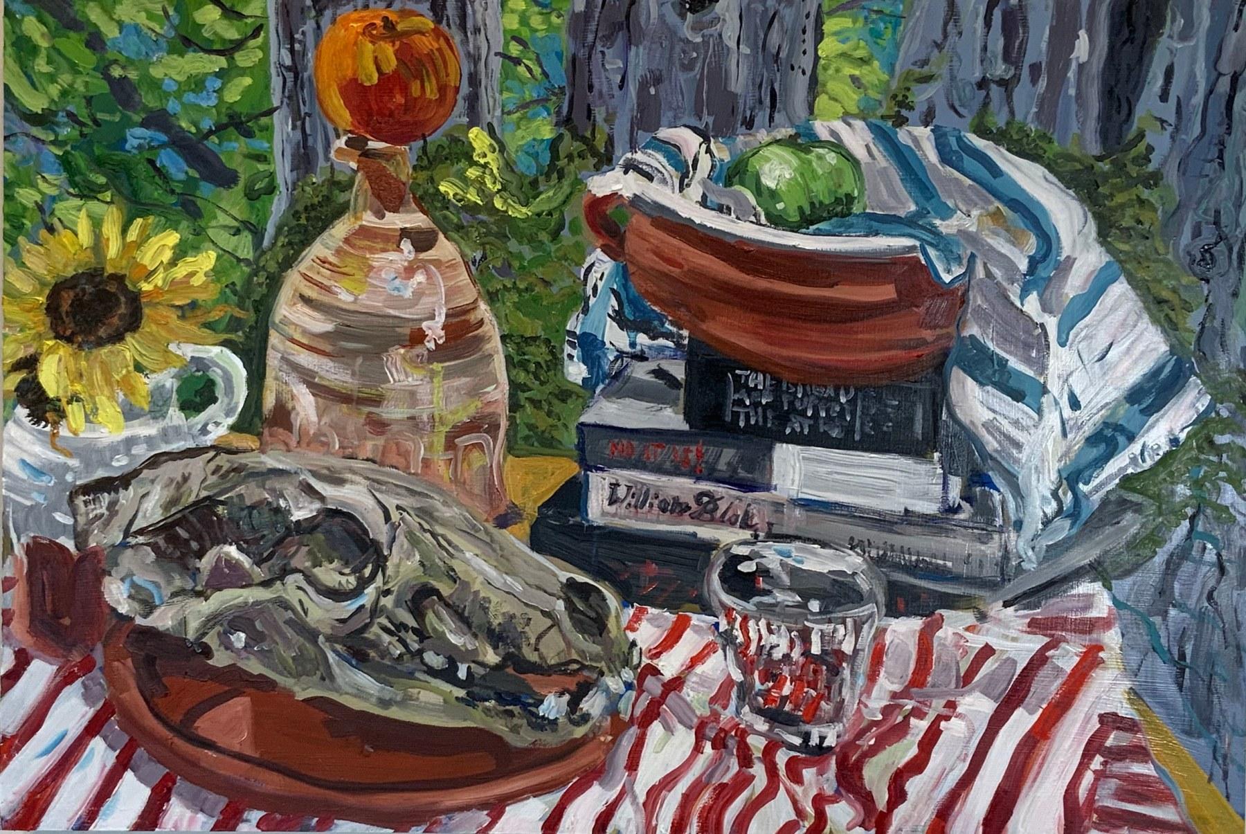 Late Summer, Oil on Panel Painting by Daniel Duford, 2022