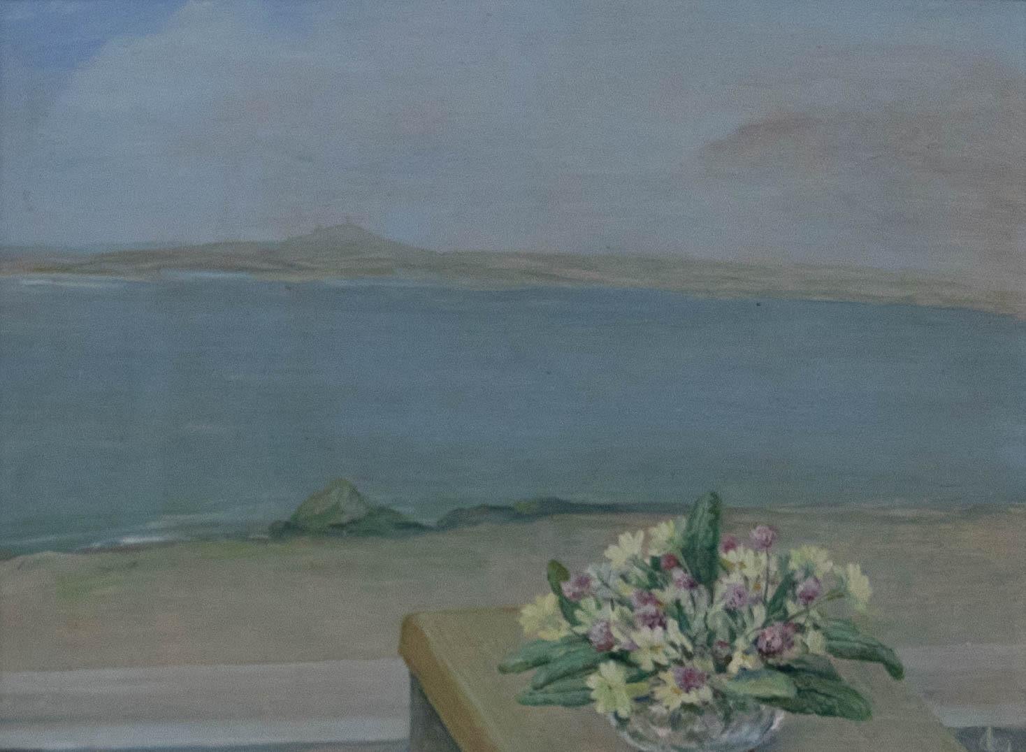 Laura Roberts (1906-1994) - Olio del XX secolo, Un giorno tranquillo - Painting di Unknown