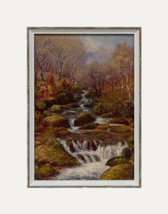 Laurence Oliver Udall (geb. 1943) - Gerahmtes Öl des 20. Jahrhunderts, En Plein Air