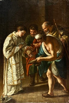 Antique Saint Lawrence Looking at the Treasures