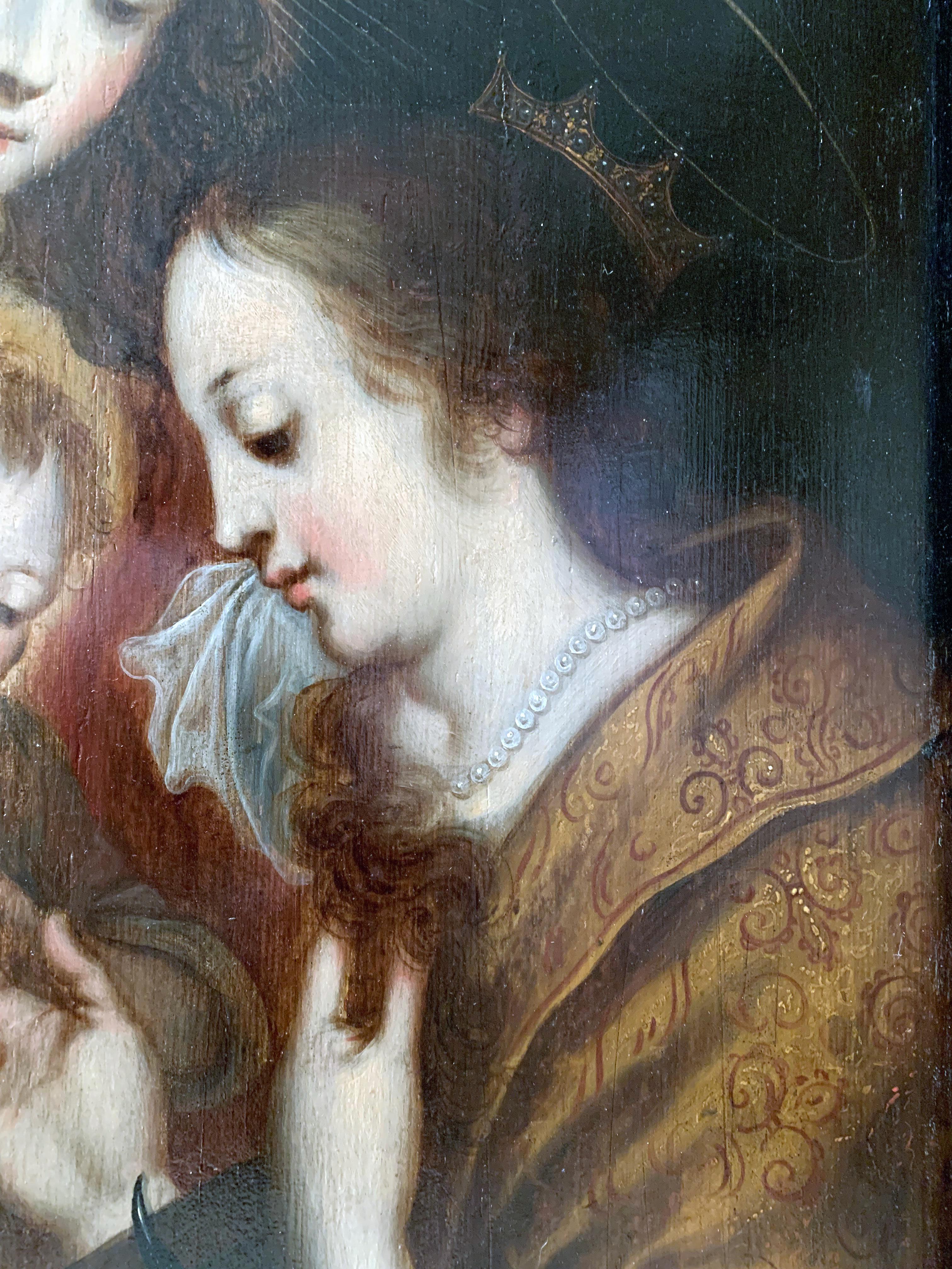 Die geheimnisvolle Ehe von Katharina XVIIe Siècle Flamand im Angebot 2