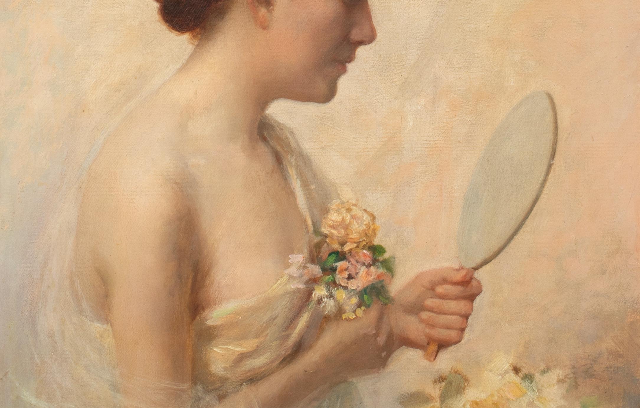 Le Miroir, dated 1892   by ÉDOUARD CUGNOTET (1848-1899) For Sale 7