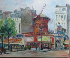 Le "Moulin Rouge" In Paris