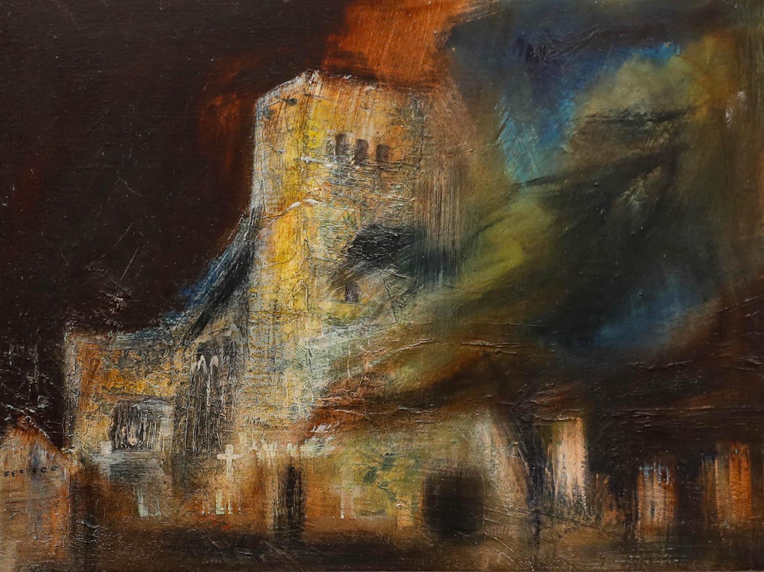 Lee Spence (geb. 1934 - 20. Jahrhundert Öl, Liathach, Wester Ross – Painting von Unknown