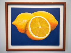 "Limones".  Óleo sobre tabla, Desconocido, Arte Pop Colombino