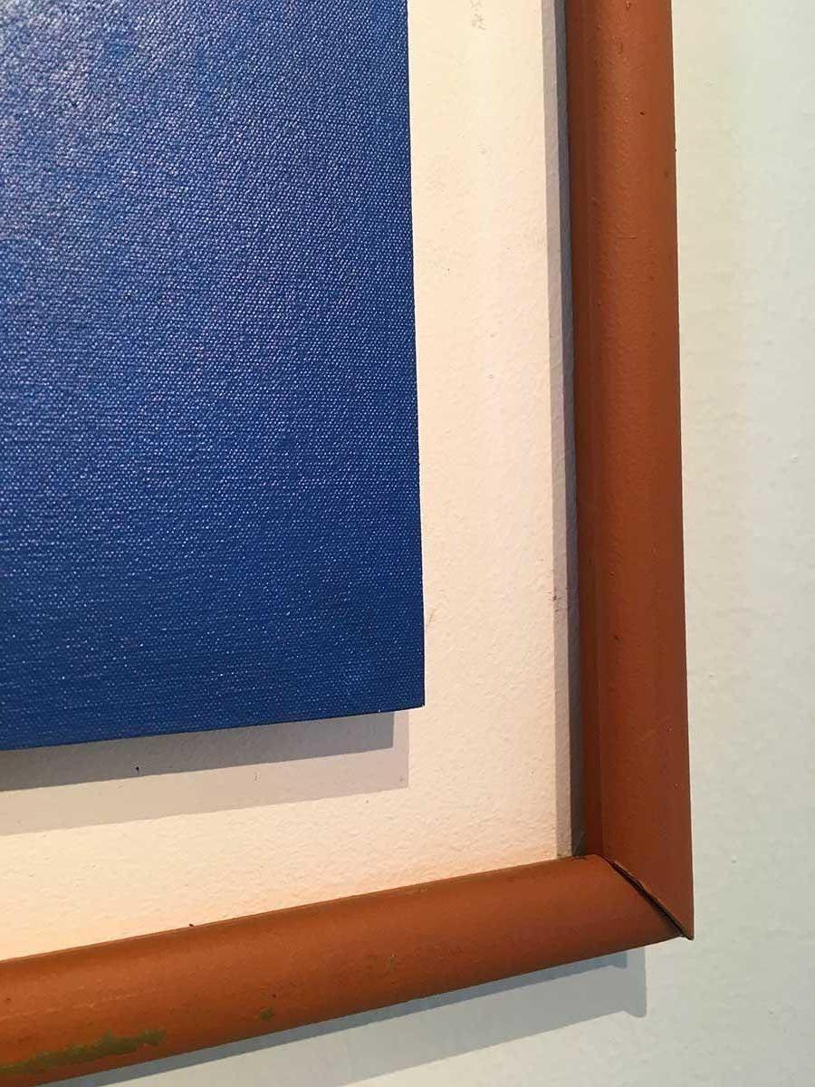 Natura morta di limoni, di un artista pop colombiano sconosciuto, pittura a olio su tavola 1
